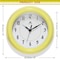 Infinity Instruments Spartan Yellow Wall Clock, 8 in. 12836YL-2042 - alternate 2